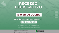 Recesso Legislativo